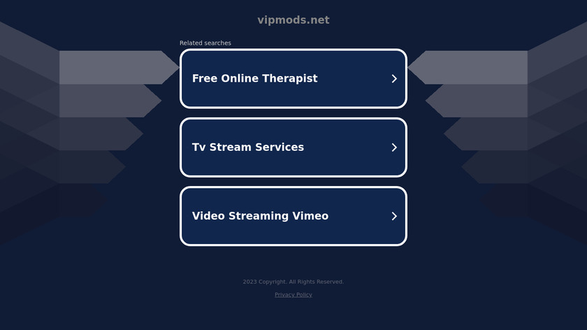 Vipmods.net Landing Page