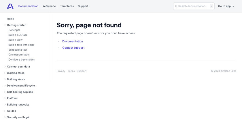 Runbooks by Airplane Landing Page