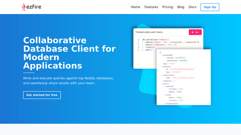 Ezfire Landing Page