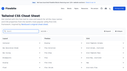 Tailwind CSS Cheat Sheet image