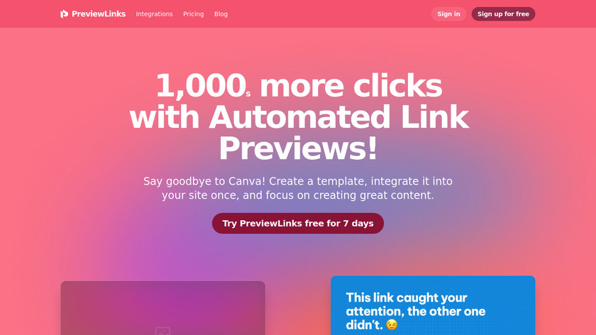 Previewify Landing Page