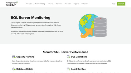 Site24x7 SQL Server Monitoring image
