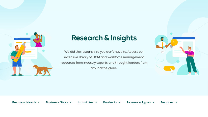 Kronos Cloud Landing Page