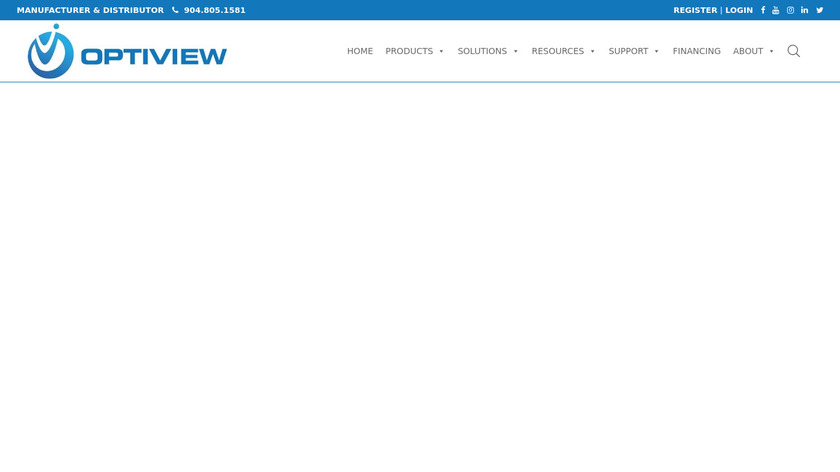 OptiView Landing Page