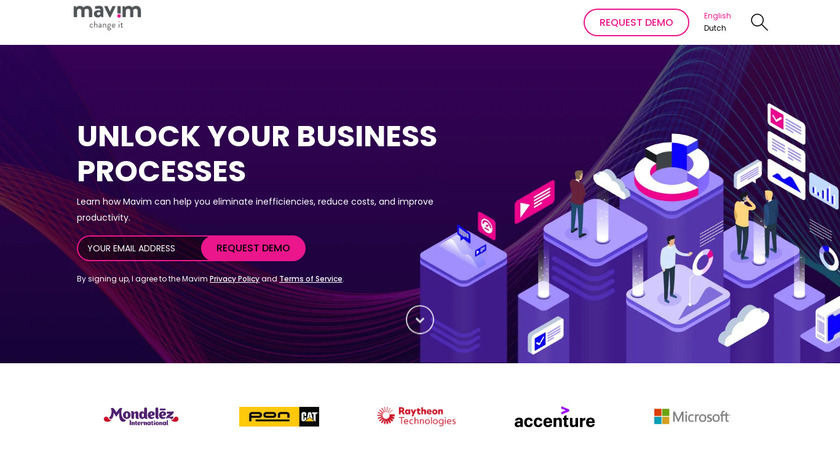 Mavim Landing Page