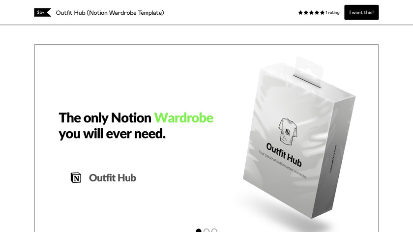 Outfit Hub Landing Page