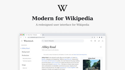 Modern for Wikipedia image