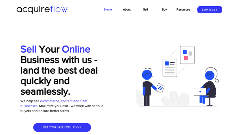 AcquireFlow Landing Page