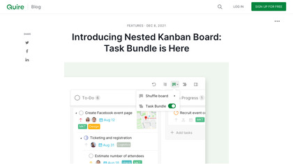 Quire Nested Kanban Board image