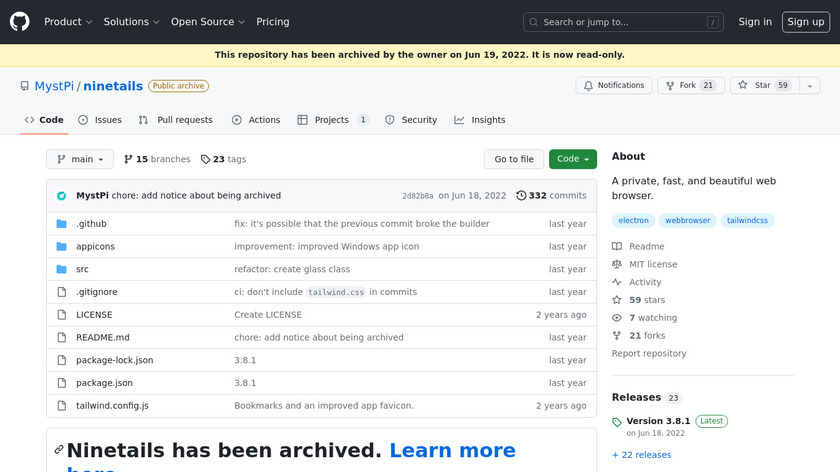 Ninetails Landing Page
