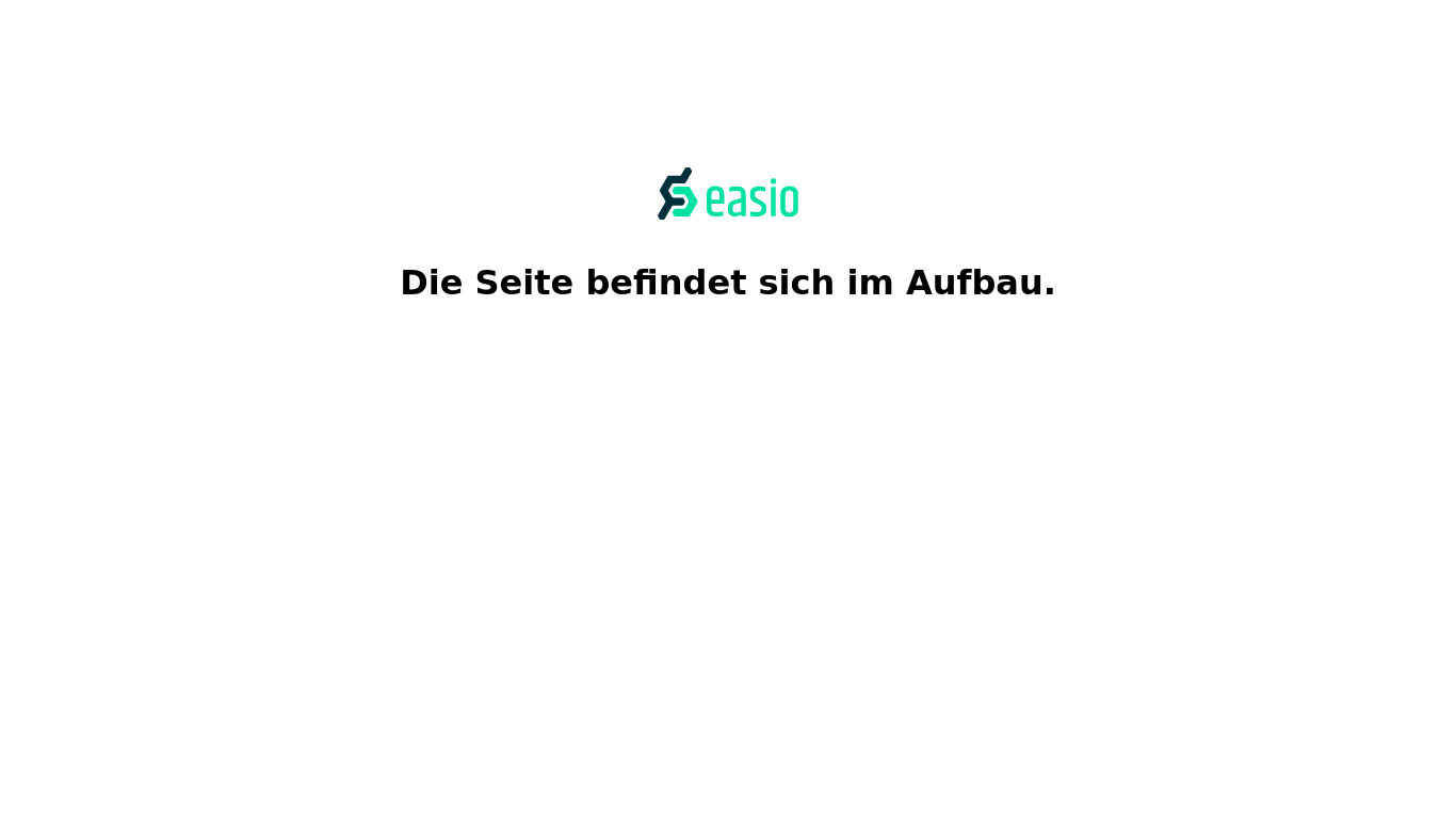 Easio Landing page