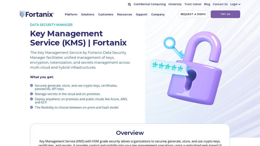 Self-Defending Key Management Service (SDKMS) Landing Page