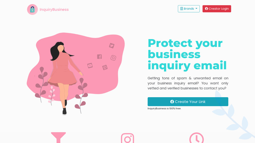 Inquiry Business Landing Page
