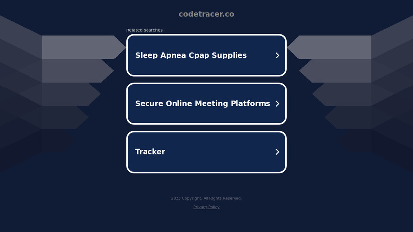 CodeTracer Landing Page
