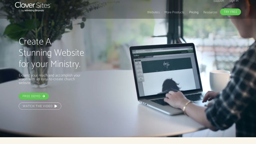 Clover Sites Landing Page