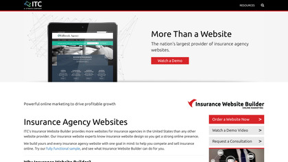 Insurance Website Builder image