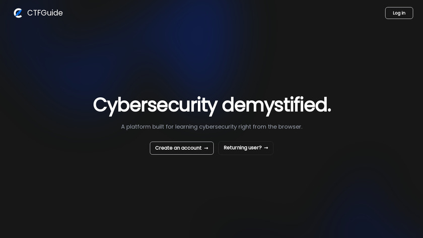 CTFGuide Landing Page