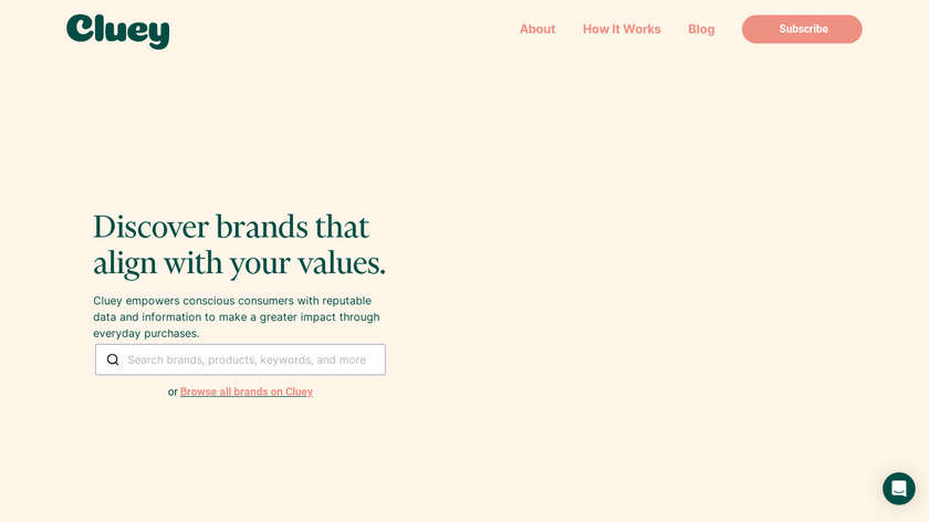 Cluey Consumer Landing Page