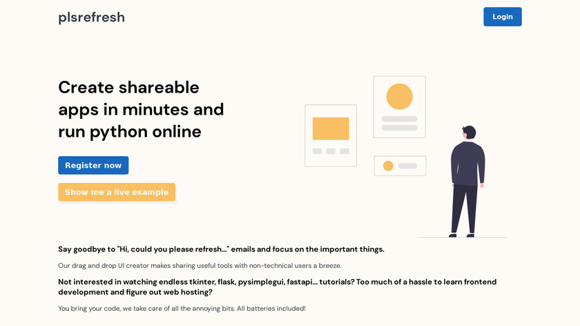 plsrefresh Landing Page