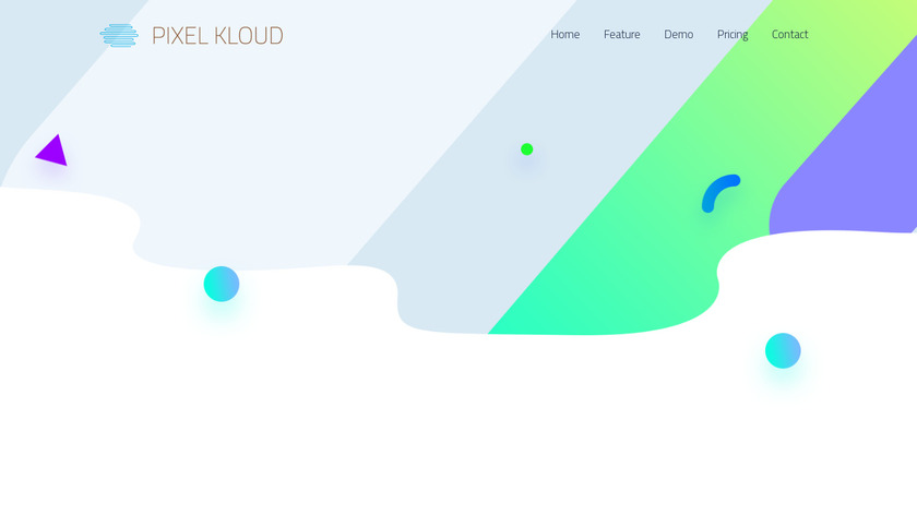 Pixel Kloud Landing Page