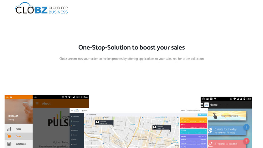 CLOBZ Landing Page