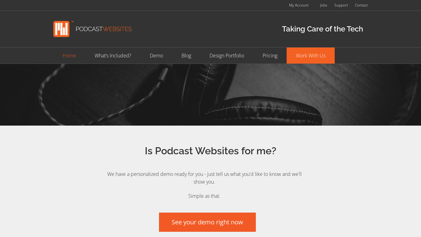 Podcast Websites Landing Page