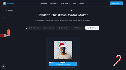 Santa Hat Profile Pic Maker image
