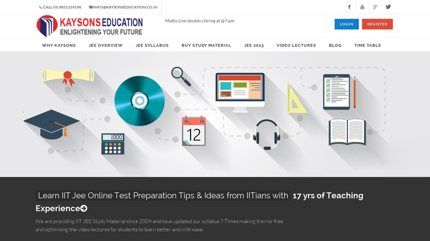 Kaysons Education Landing Page