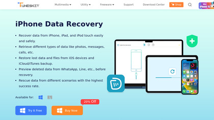 TunesKit iPhone Data Recovery image