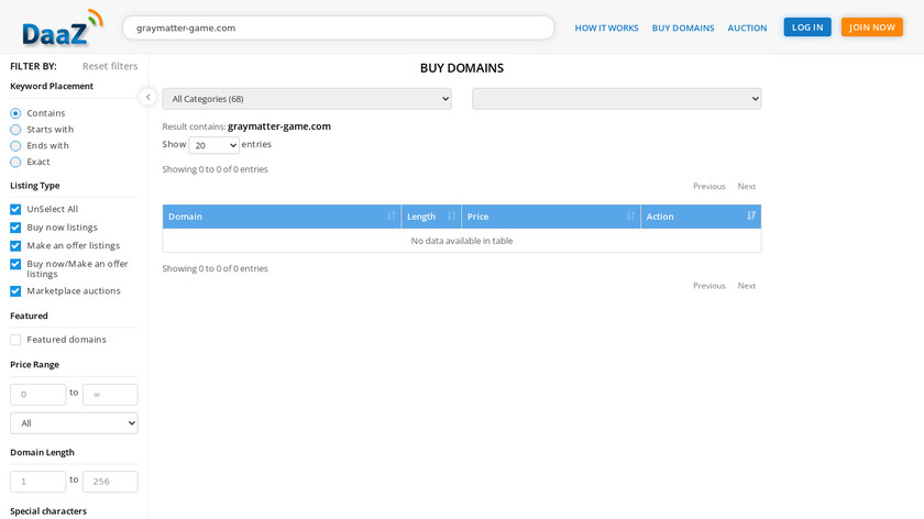 Gray Matter Landing Page