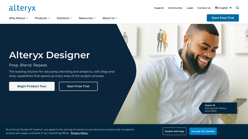 Alteryx Designer Landing Page