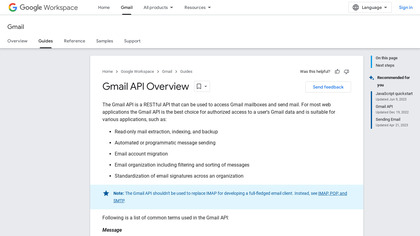 Gmail API image