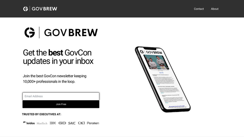 GovBrew Landing Page