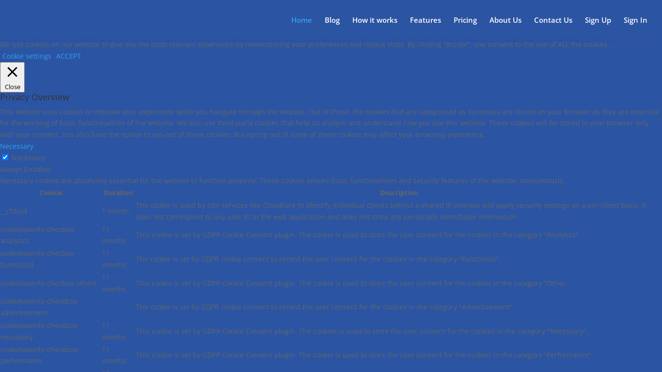 Cleata Landing page