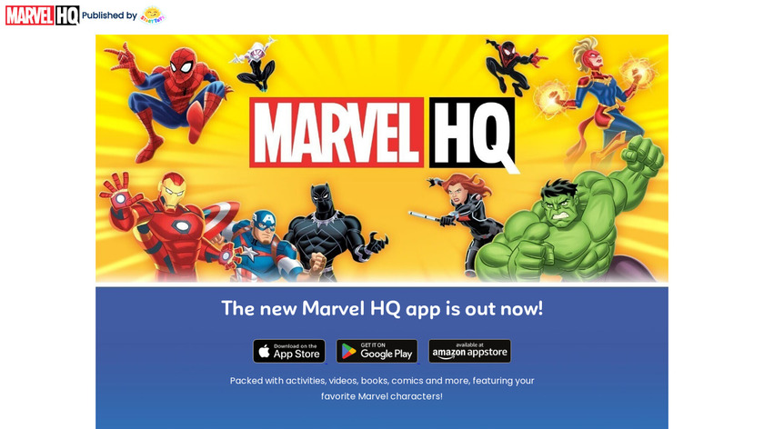 Marvel Superhero Avatar Landing Page