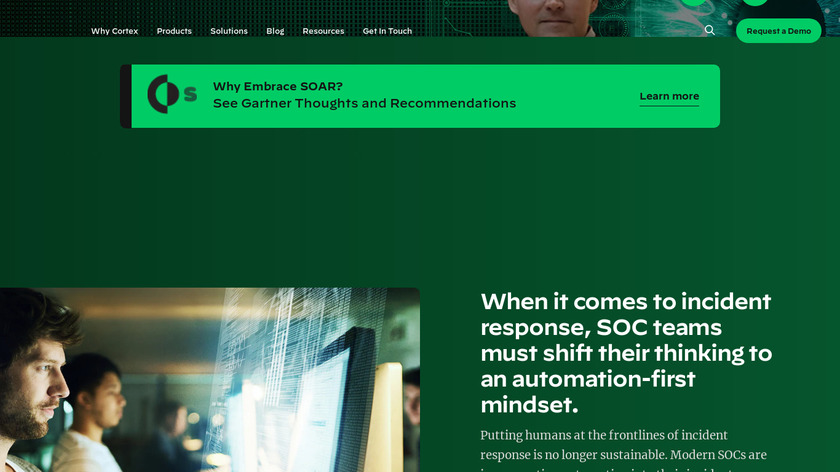 Palo Alto Networks Cortex XSOAR Landing Page