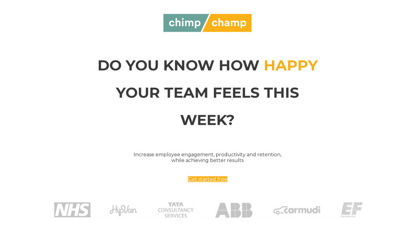 Chimp or Champ Landing Page
