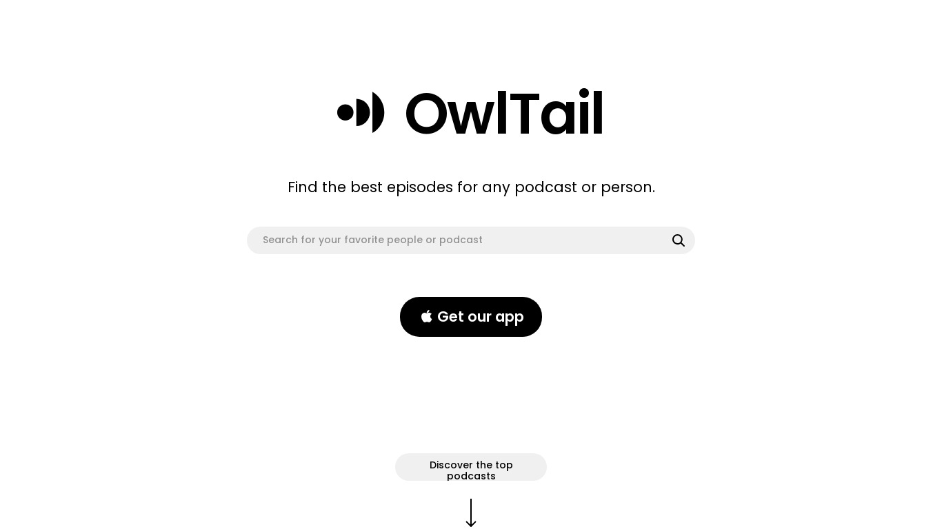 OwlTail Landing page