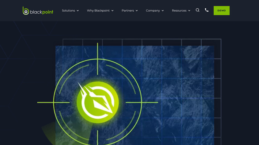 Blackpoint Cyber MDR Landing Page