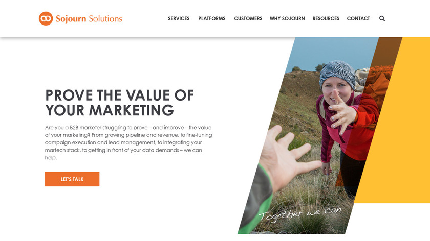 Sojourn Solutions Landing Page