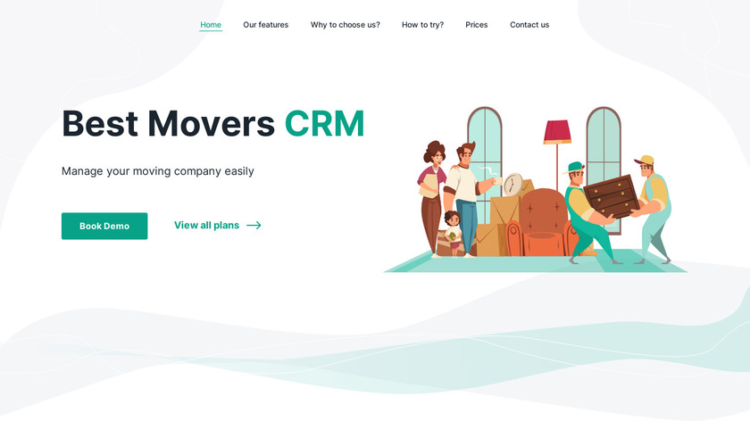 Best Movers CRM Landing Page