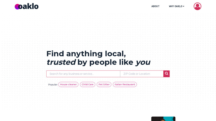 Oaklo Landing Page