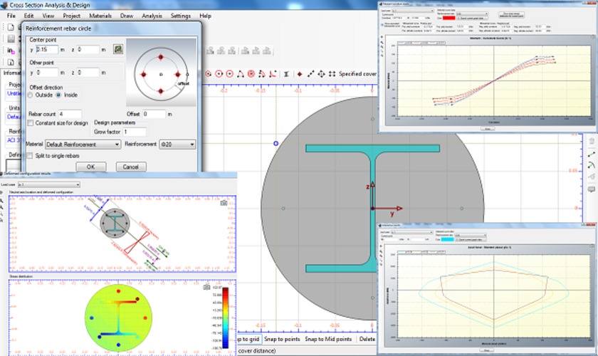 EngiSSol Cross Section Analysis  Design Landing Page