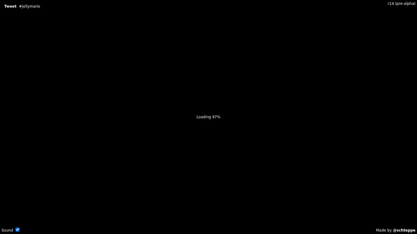 Jelly Mario Landing Page