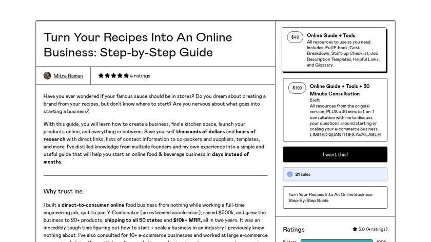 D2C CPG Start-up Guide Landing Page