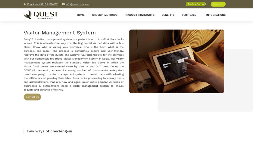 Quest-me Landing Page