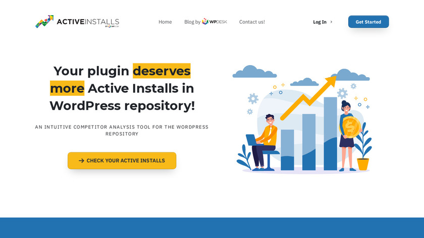 Active Installs Landing Page