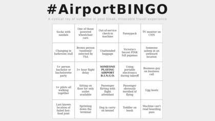 Airport BINGO image
