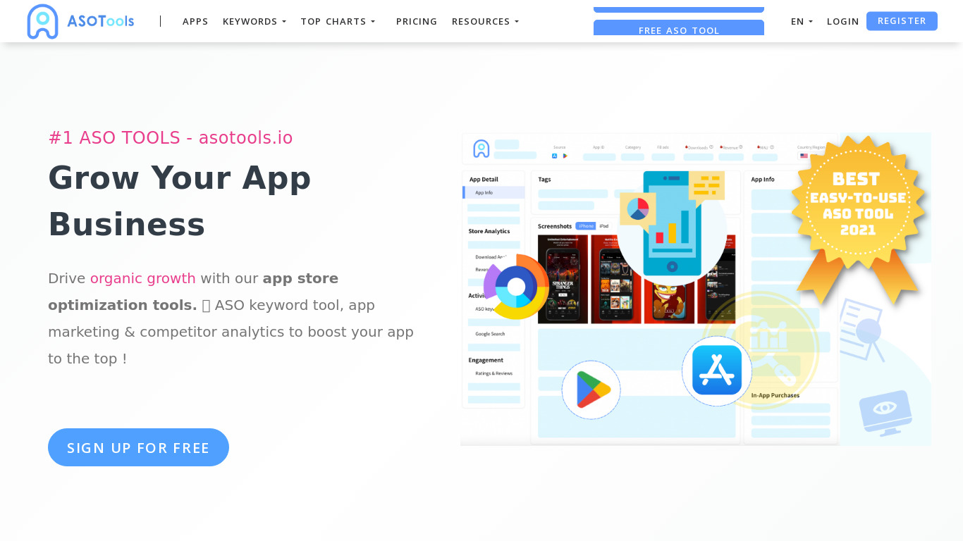 ASOTools Landing page