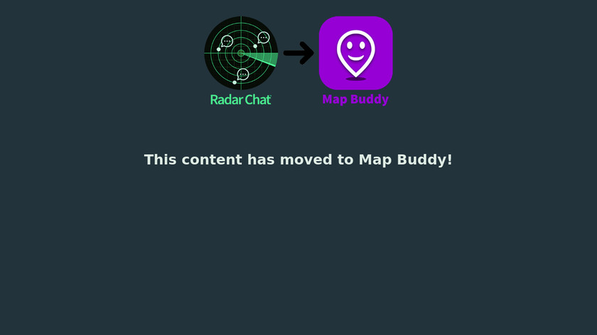 Radar Chat Landing Page